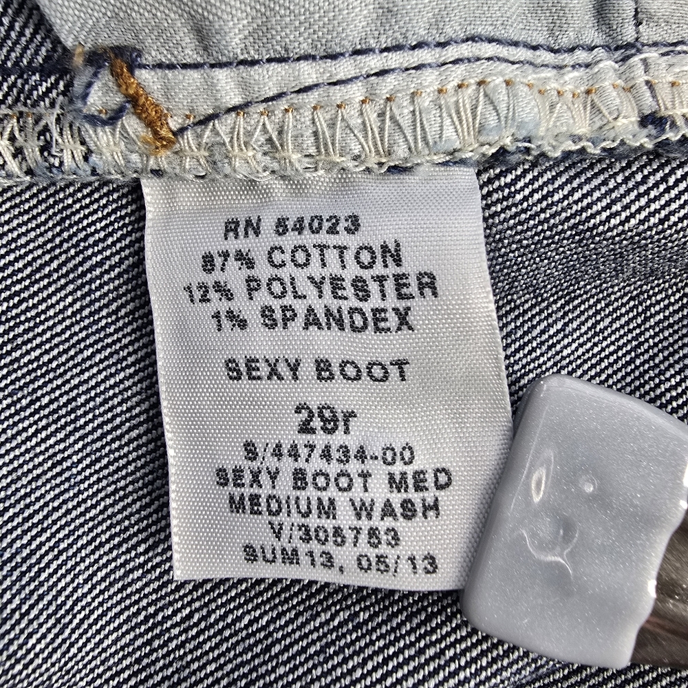 Gap 1969 Sexy Boot Jeans Medium Rinse Womens Size 29 NWT - Picture 9 of 12